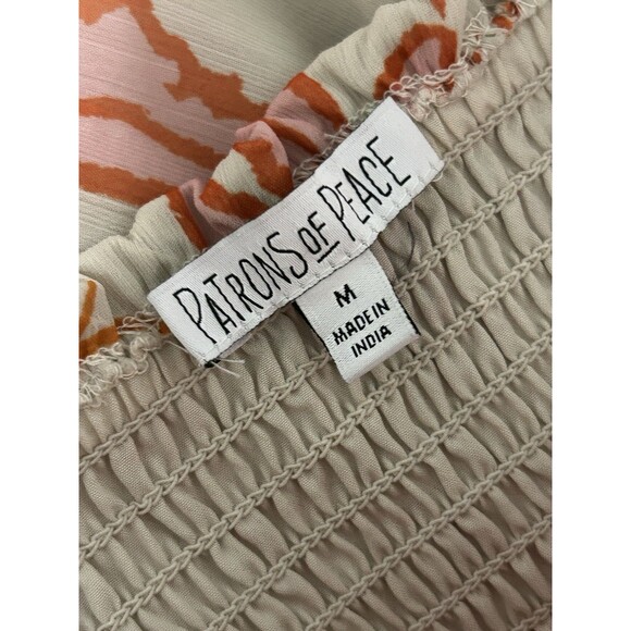 Women's Patrons of Peace Floral Maxi Dress Size M Whimsical Fairy Romantic Boho - Picture 5 of 7